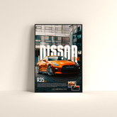 Nissan GT-R R35 GTR – 2017 Edition Poster